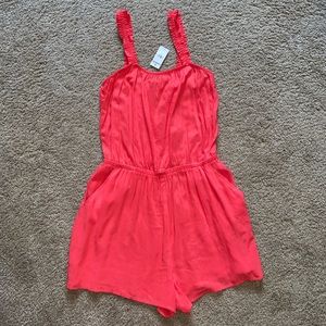 Express - Never Worn - Coral Summer Romper with Pockets